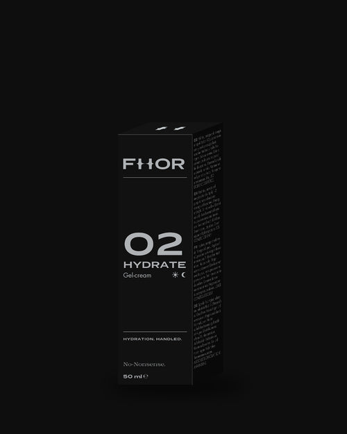 FHOR 02 HYDRATE crema hidratante facial para hombre 50 ml, caja