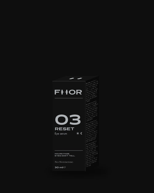 FHOR 03 RESET sérum contorno de ojos para hombre 30 ml, caja